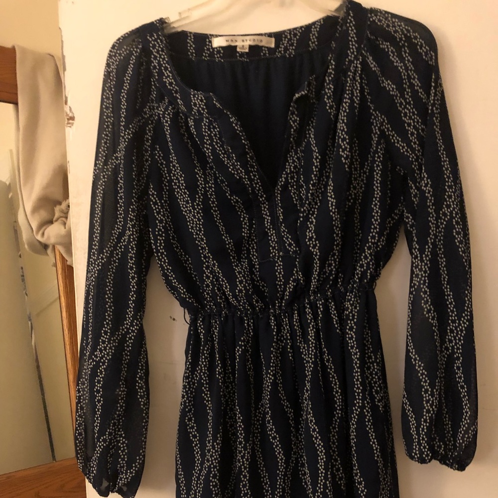 Max Studio - dress - blue - small